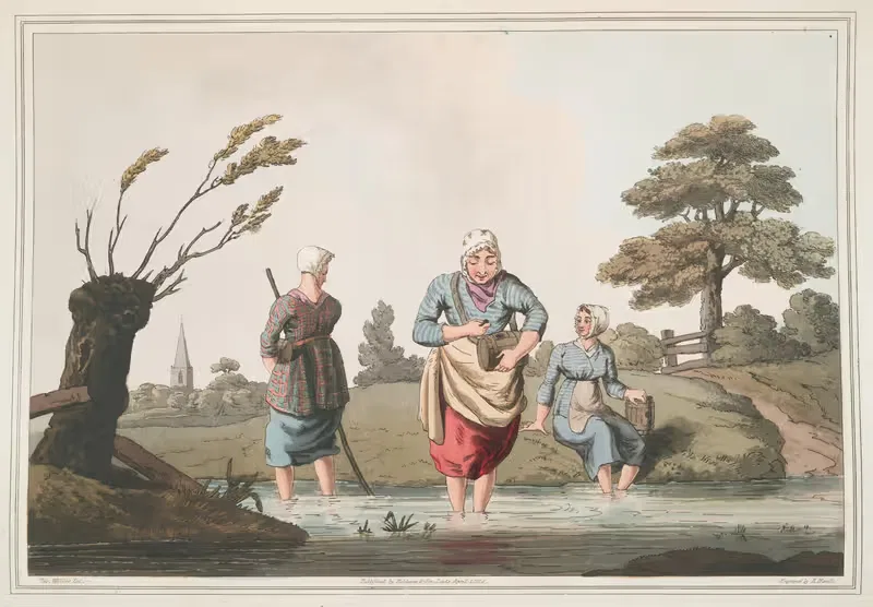Искатели пиявок, Пл. 35 by Джордж Уокер, 1814 — digital art print download
