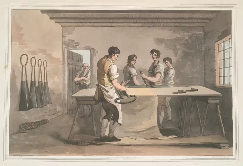 The cloth dresser, Plate 6 — George Walker