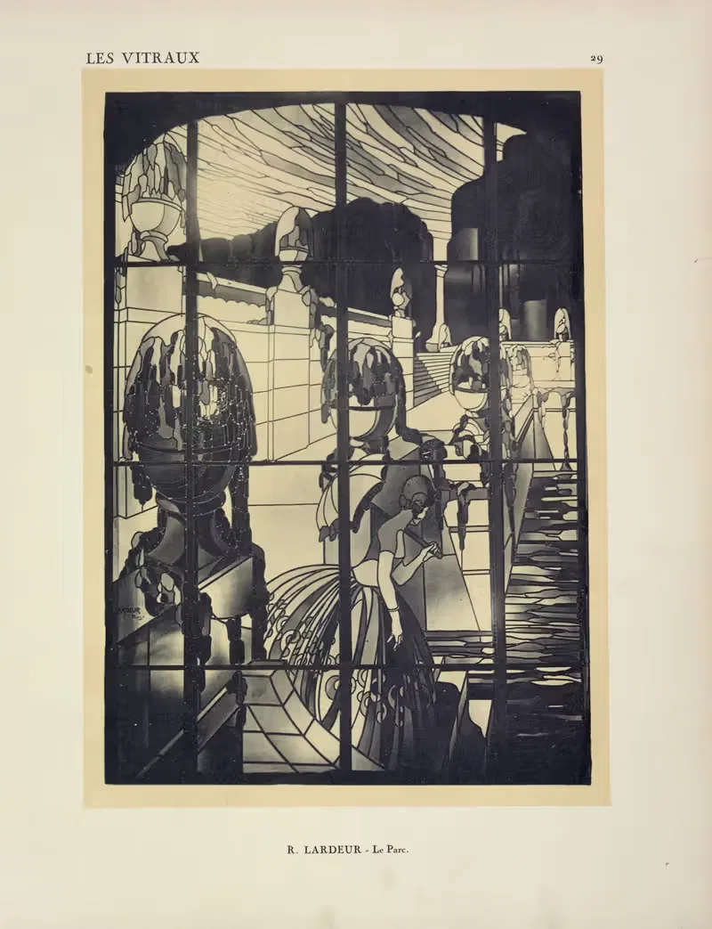 Le parc, exposé au Salon d'Automne de 1924 — Jacques Gruber