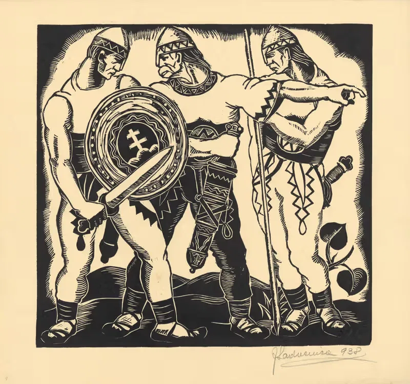 Бой за свободу by Ян Ладвенич, 1938 — digital art print download