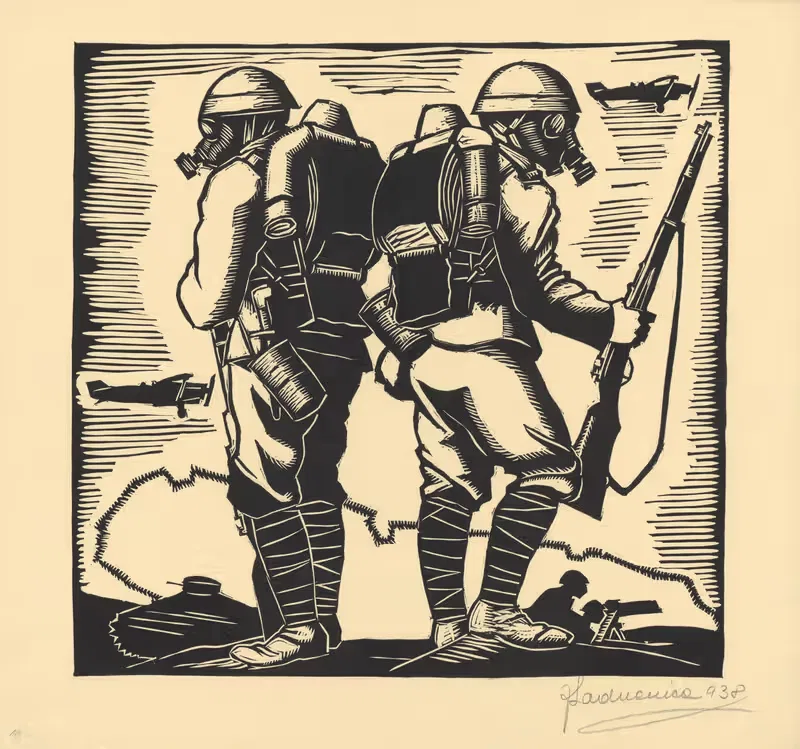 Бой за свободу Пл.10 by Ян Ладвенич, 1938 — digital art print download