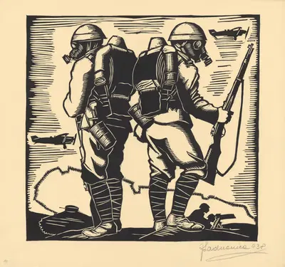 Boj za slobodu Pl.10 by Ján Ladvenica, 1938 — digital art print download