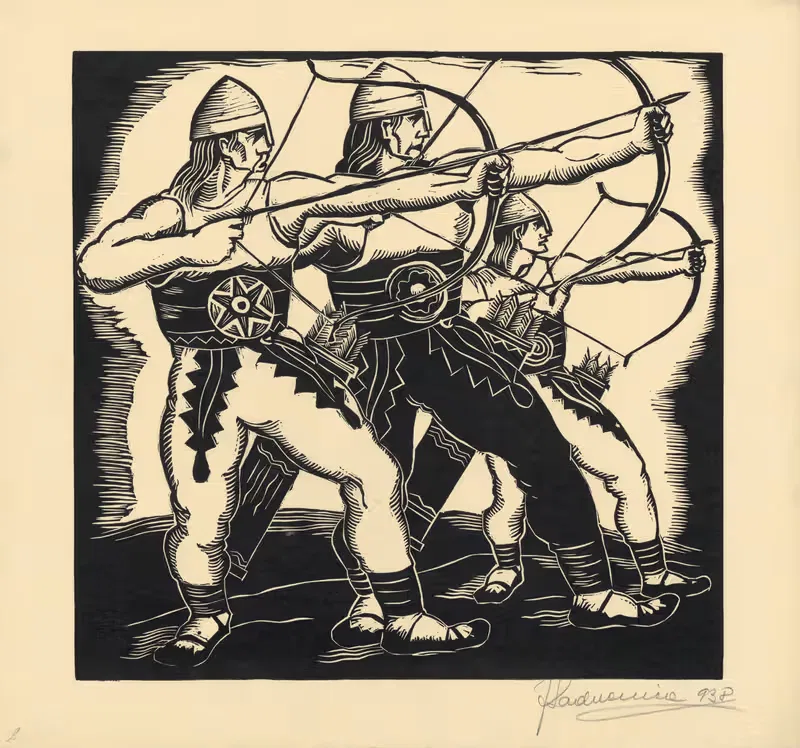 Бой за свободу Пл.2 by Ян Ладвенич, 1938 — digital art print download