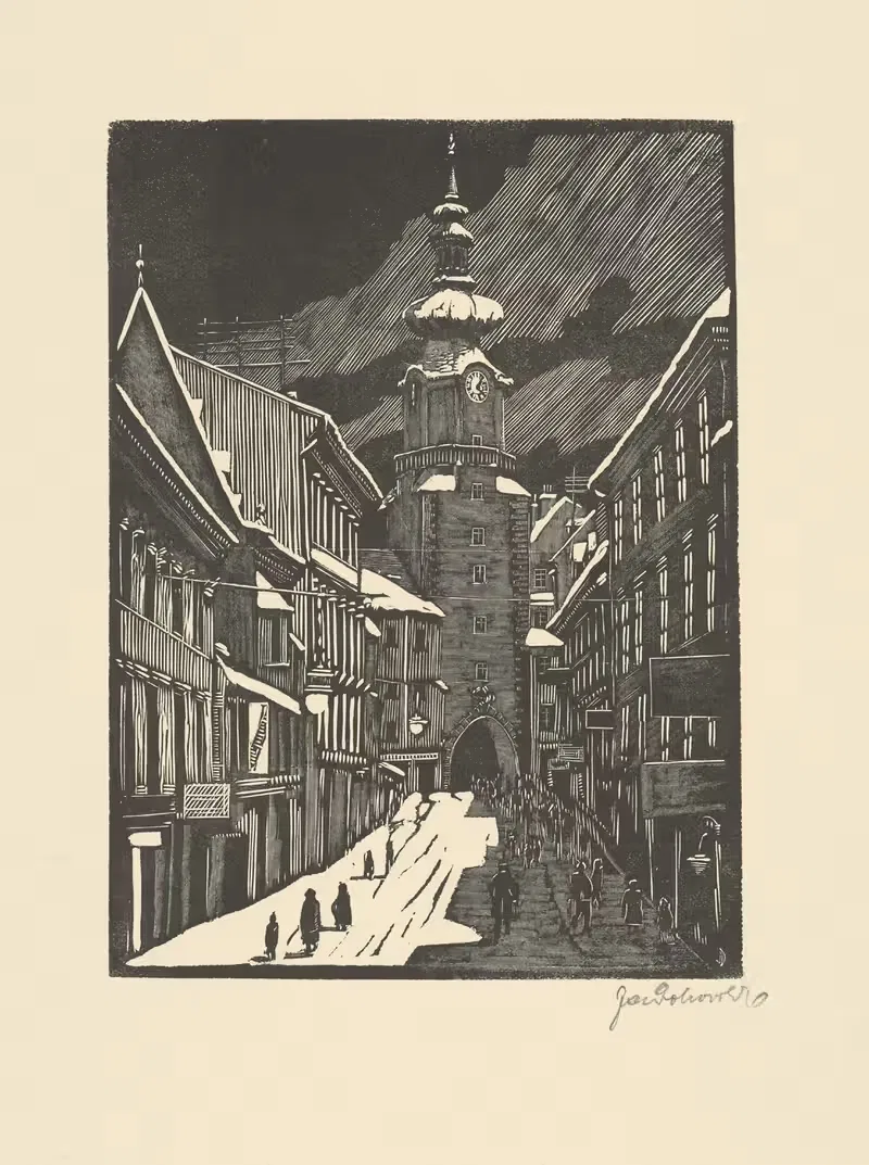 Михальская брама by Ярослав Добровольский, 1929 — digital art print download