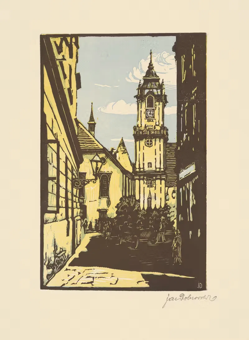 Старая ратуша by Ярослав Добровольский, 1929 — digital art print download