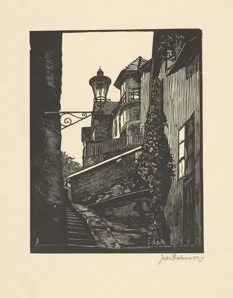 Zbytok mestského múru — Jaroslav Dobrovolský