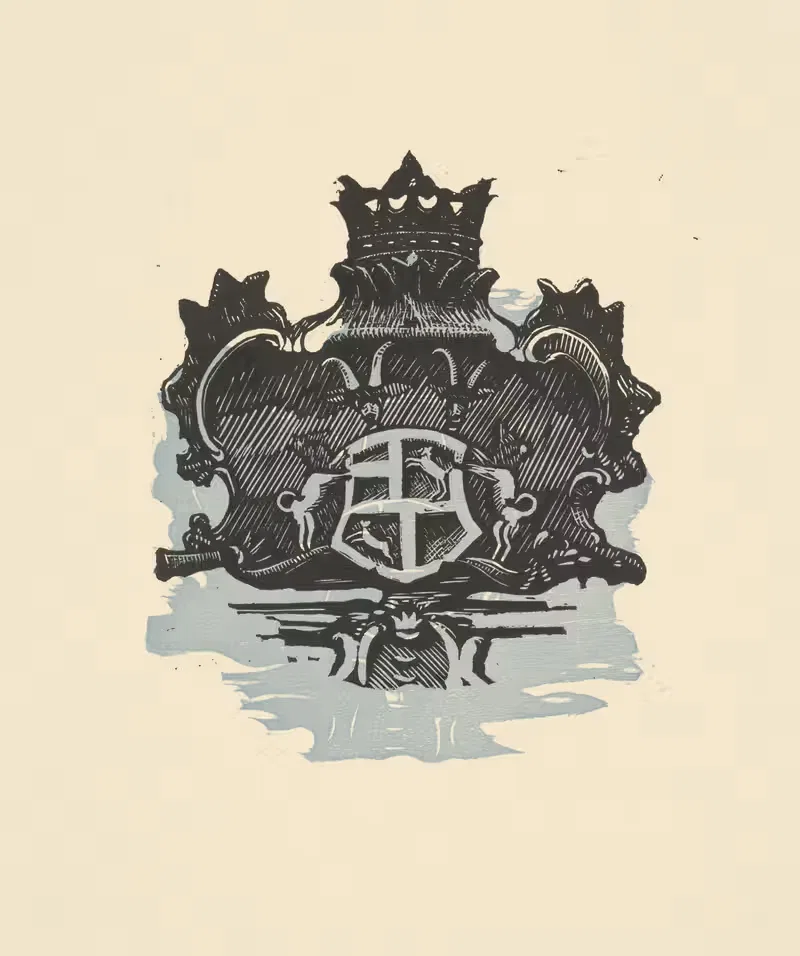Знак старого дворянского рода by Ярослав Добровольский, 1929 — digital art print download