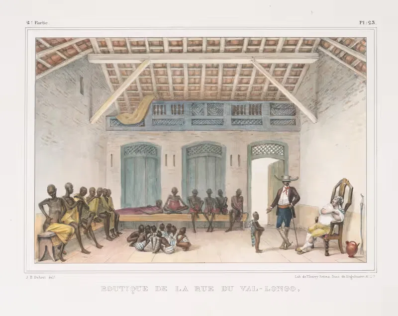 Boutique de la rue du Val-Longo — Jean Baptiste Debret