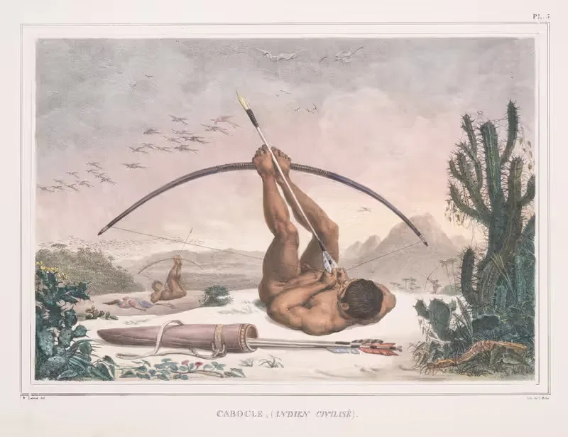Кабокле, (цивилизованный индиец) by Жан Батист Дебре, 1834 - 1839 — digital art print download