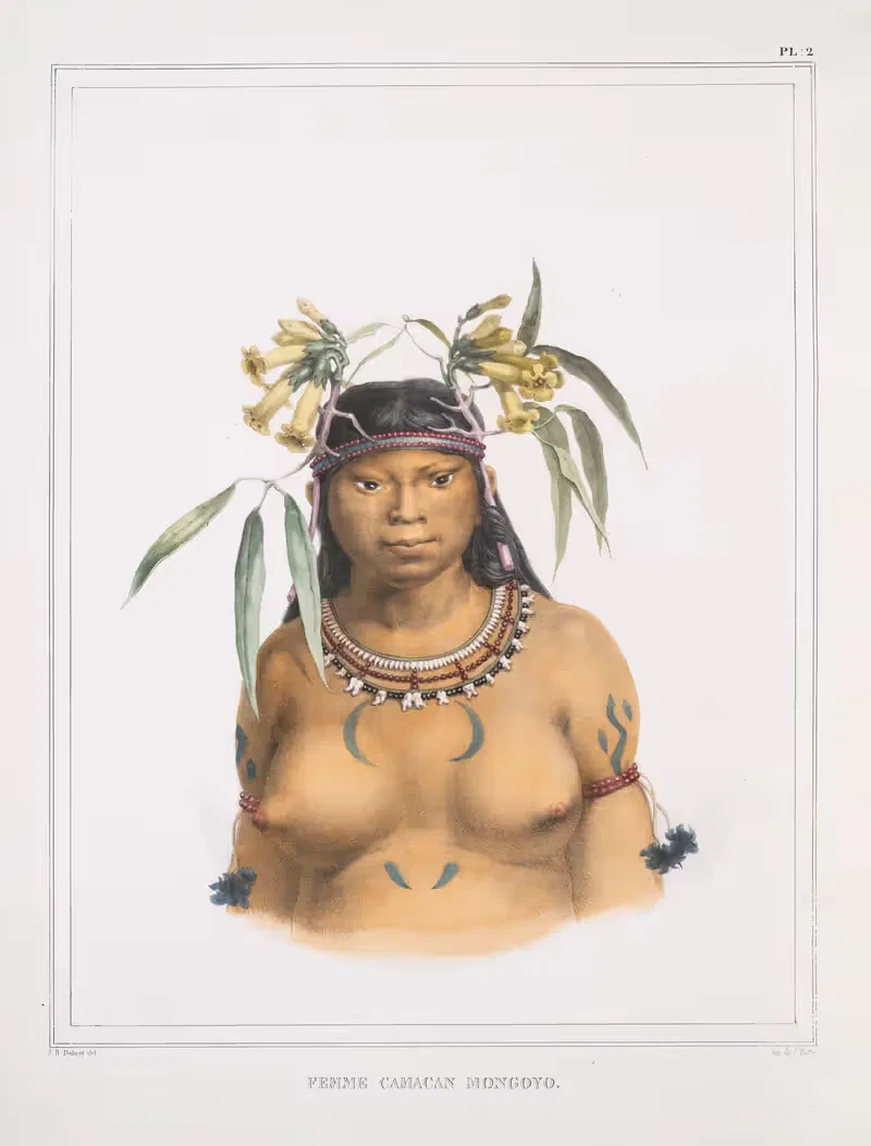 Femme Camacan Mongoyo — Jean Baptiste Debret
