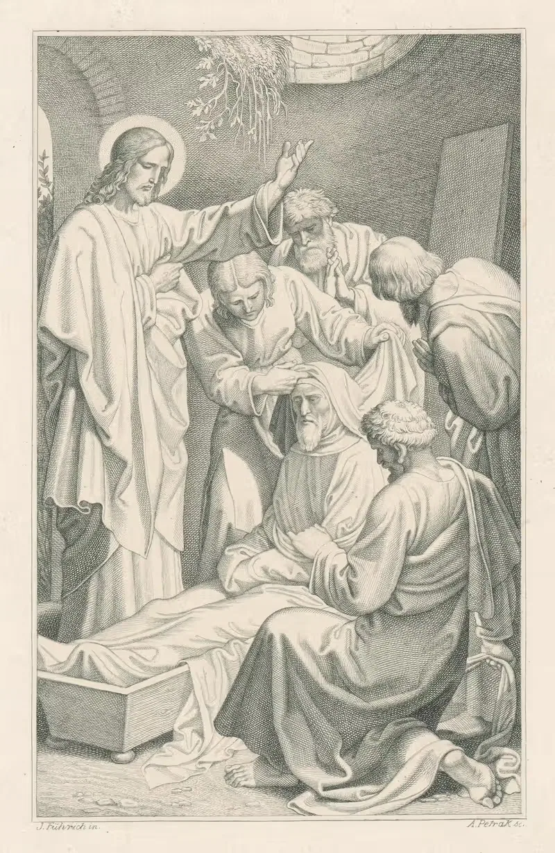 Kristus uzdravuje nemocných — Joseph von Führich