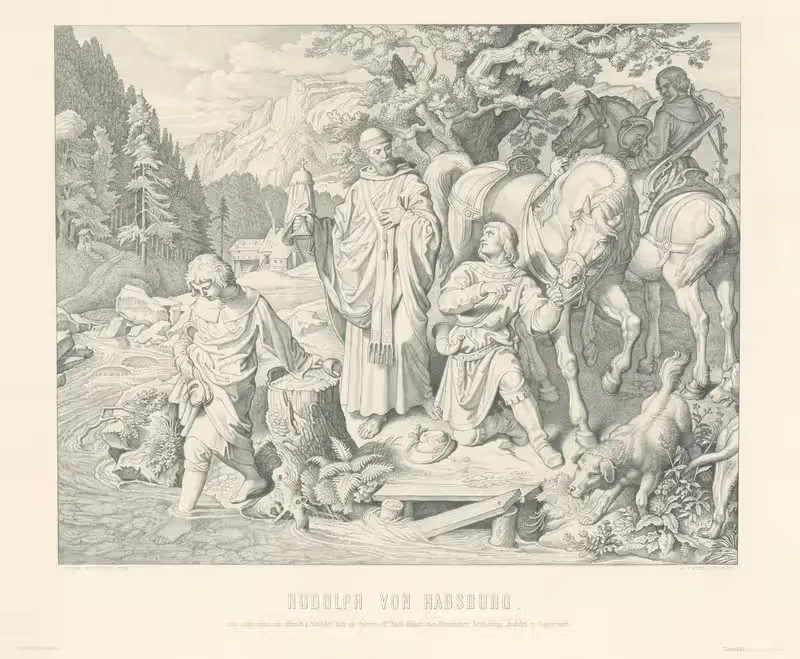 Рудольф Габсбургский by Иосиф фон Фюрих, 1850–1896 — digital art print download