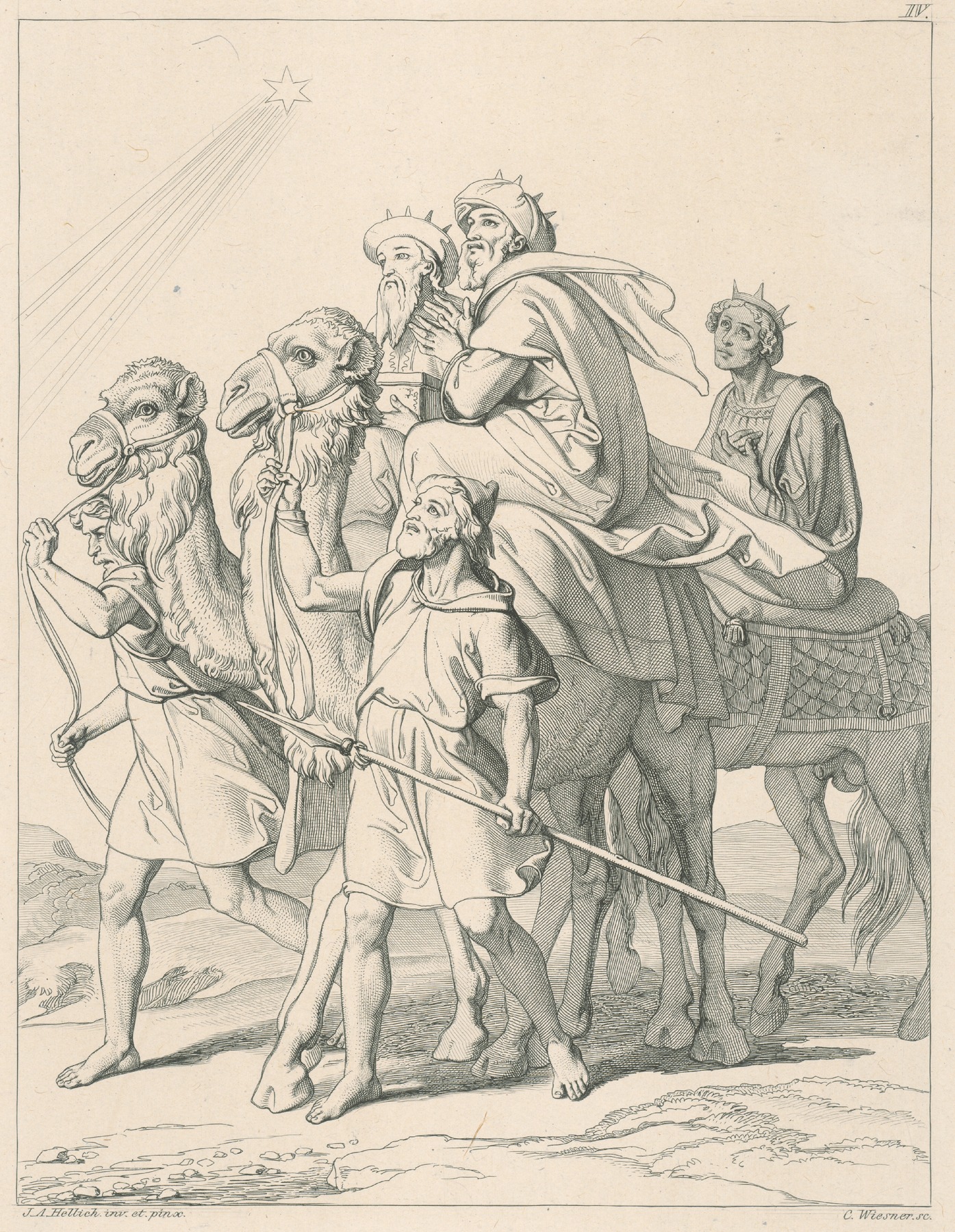 The arrival of the three kings — Konrád Wiesner