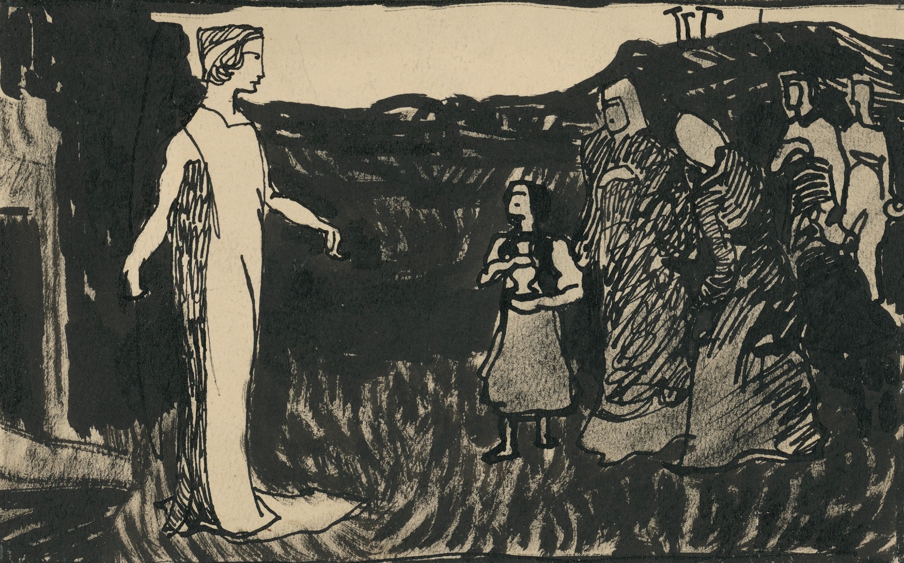 Перед Христовым гробом by Константин Ковари-Качмарик, 1908–1912 — digital art print download