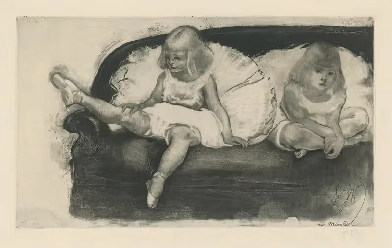Mladučké baletky by Louis Legrand, 1900–1910 — digital art print download