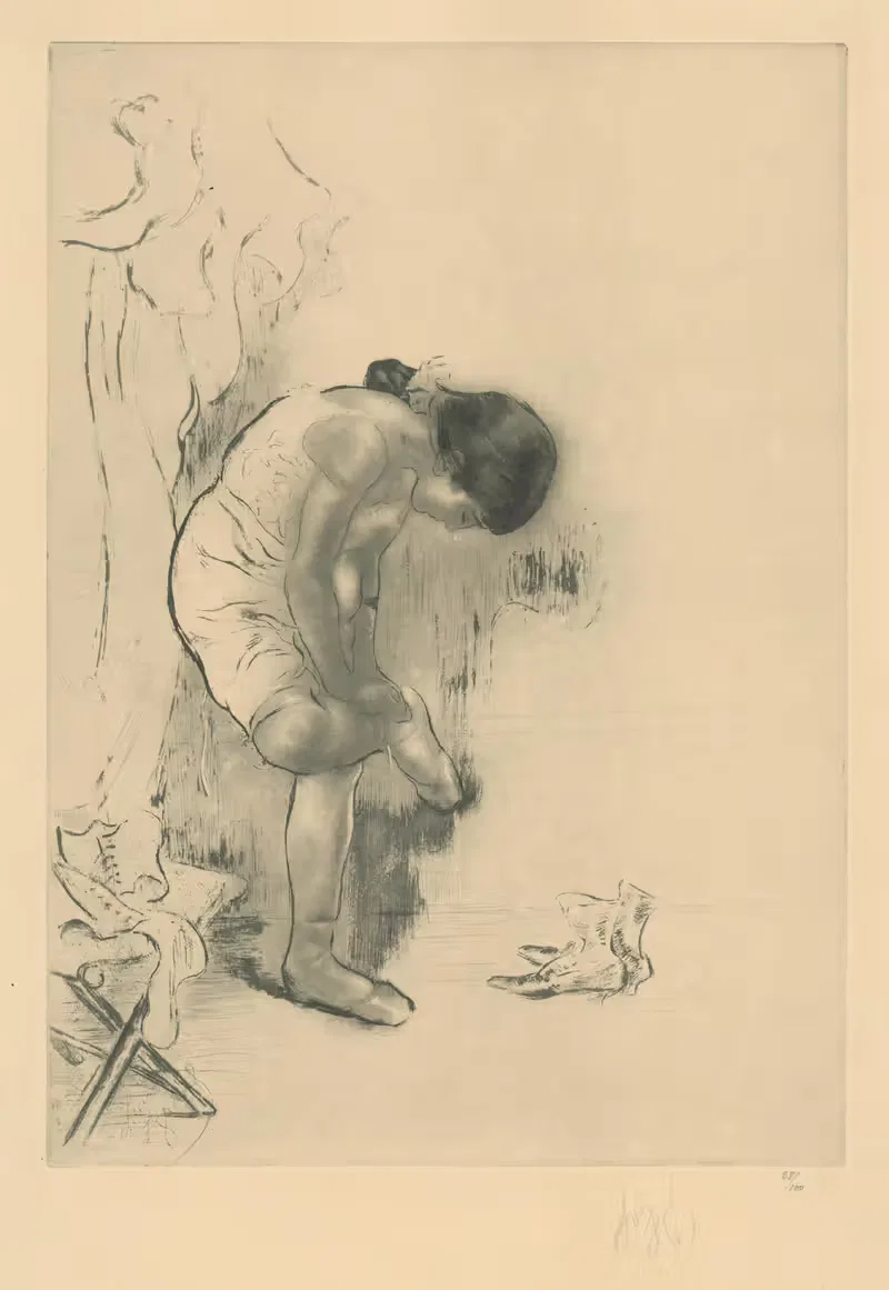 Переодевание перед тренировкой by Луи Легран, 1900–1910 — digital art print download