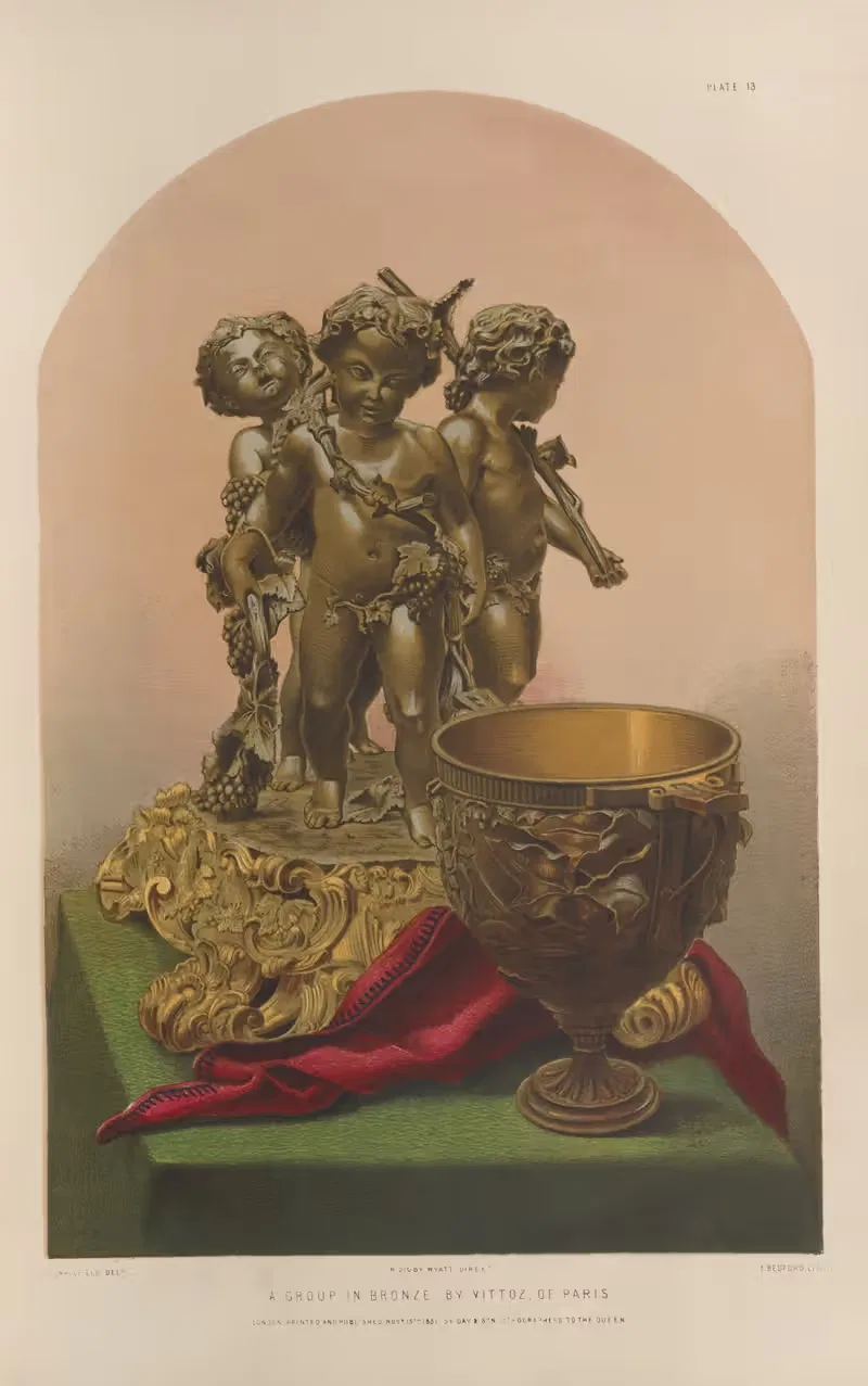 Группа в бронзе by Мэтью Дигби Уайатт, 1851 - 1853 — digital art print download