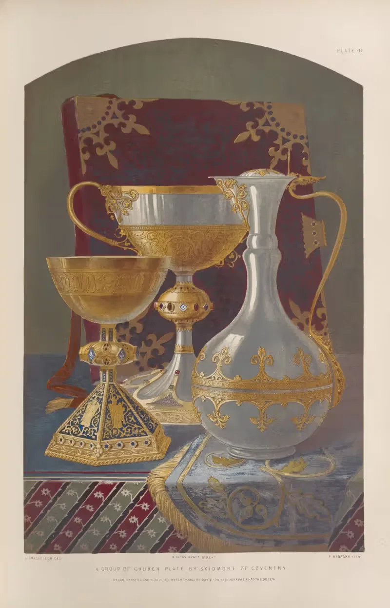 A group of church plate — Matthew Digby Wyatt