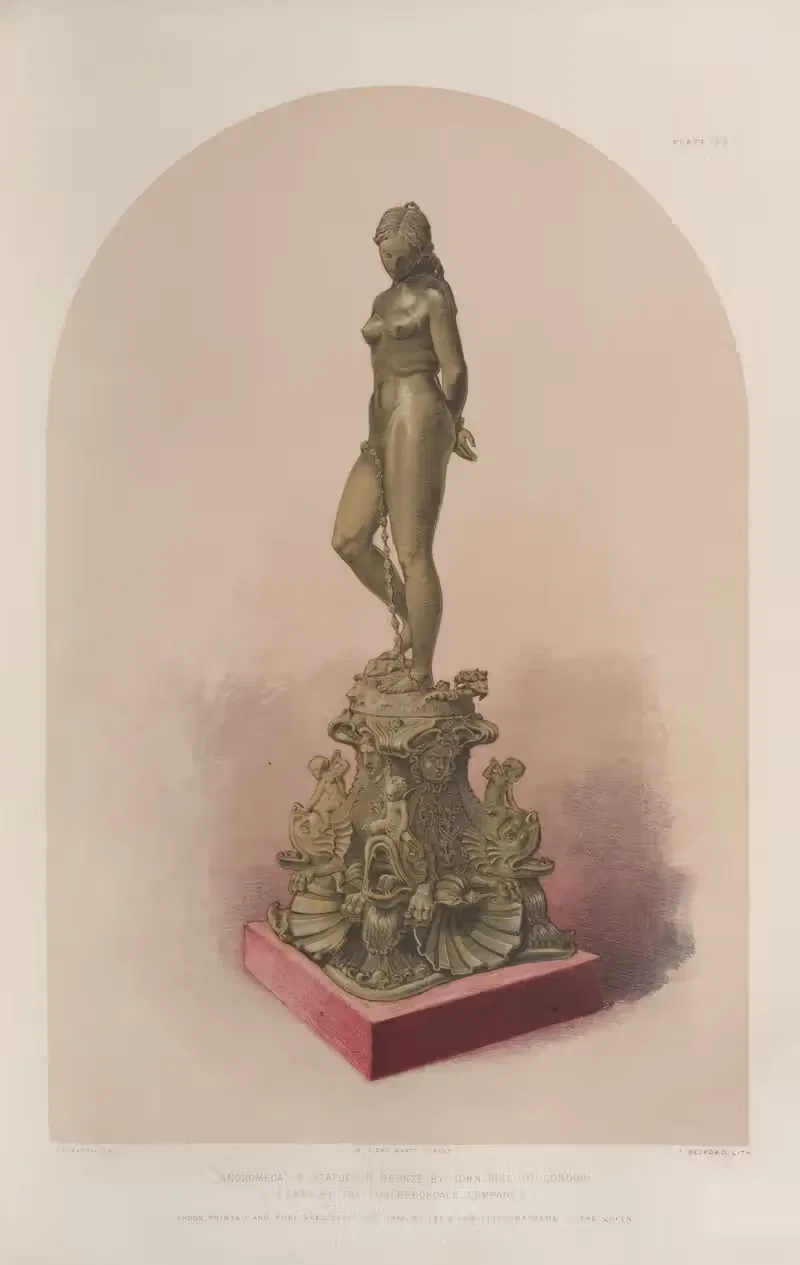 Андромеда – статуя из бронзы by Мэтью Дигби Уайатт, 1851 - 1853 — digital art print download