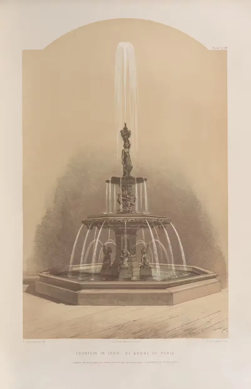 Фонтан из железа by Мэтью Дигби Уайатт, 1851 - 1853 — digital art print download