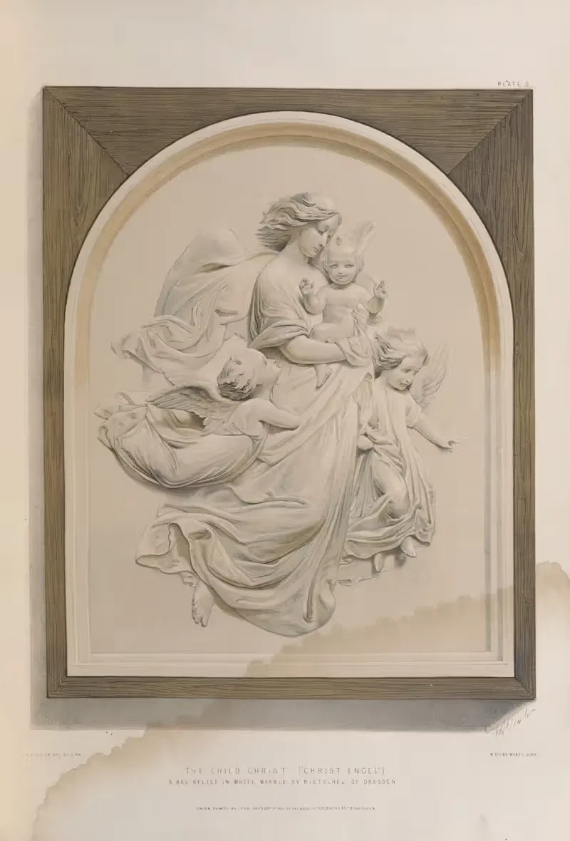 Ребенок Христос by Мэтью Дигби Уайатт, 1851 - 1853 — digital art print download