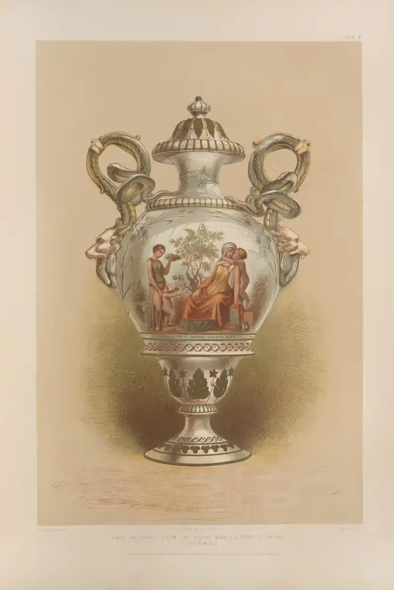 Vase in China by Matthew Digby Wyatt, 1851 - 1853 — digital art print download