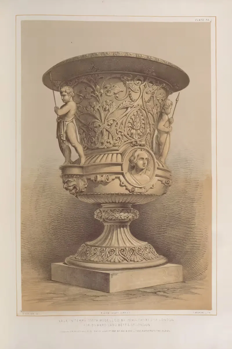 Ваза из терракоты by Мэтью Дигби Уайатт, 1851 - 1853 — digital art print download
