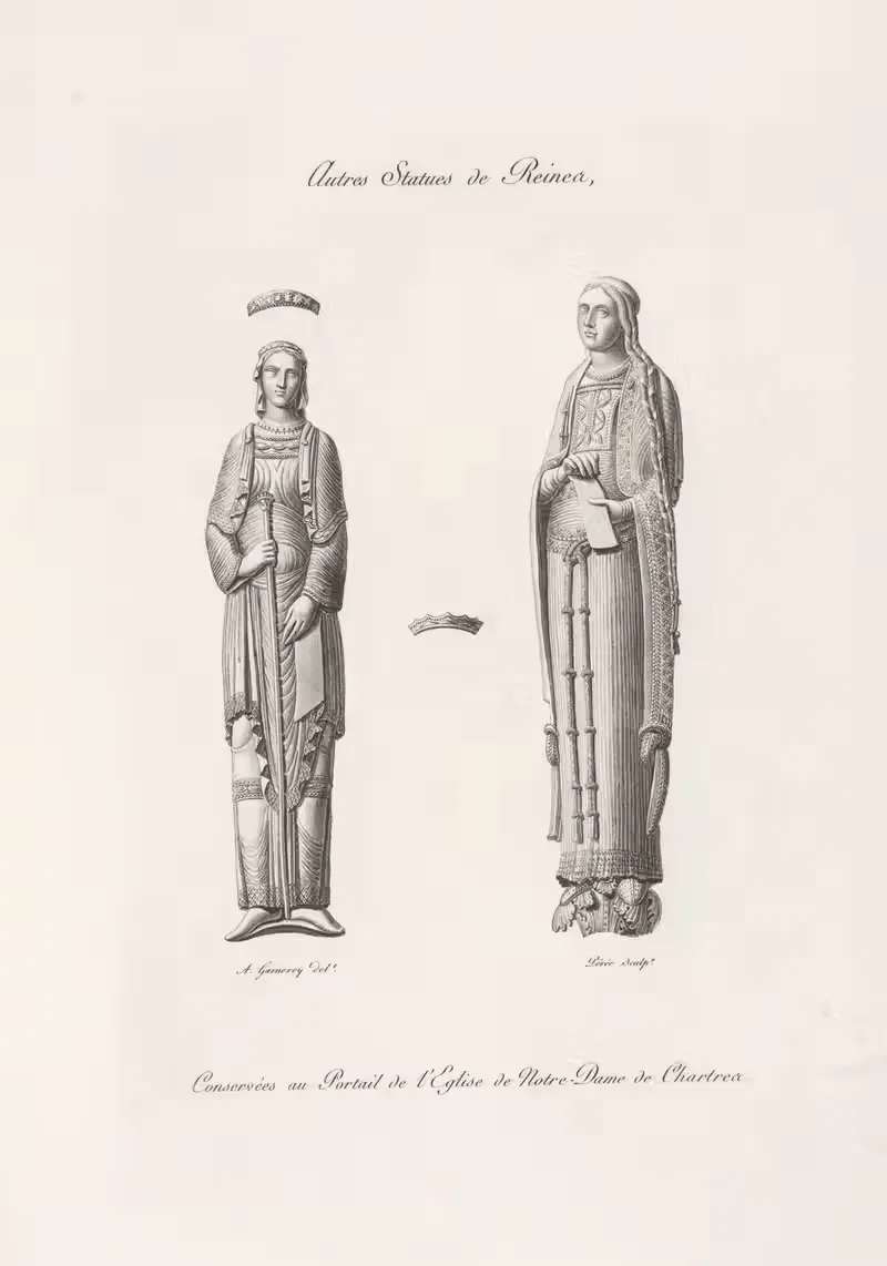 Другие статуи королев by Николас Ксавье Виллемен, 1839 — digital art print download