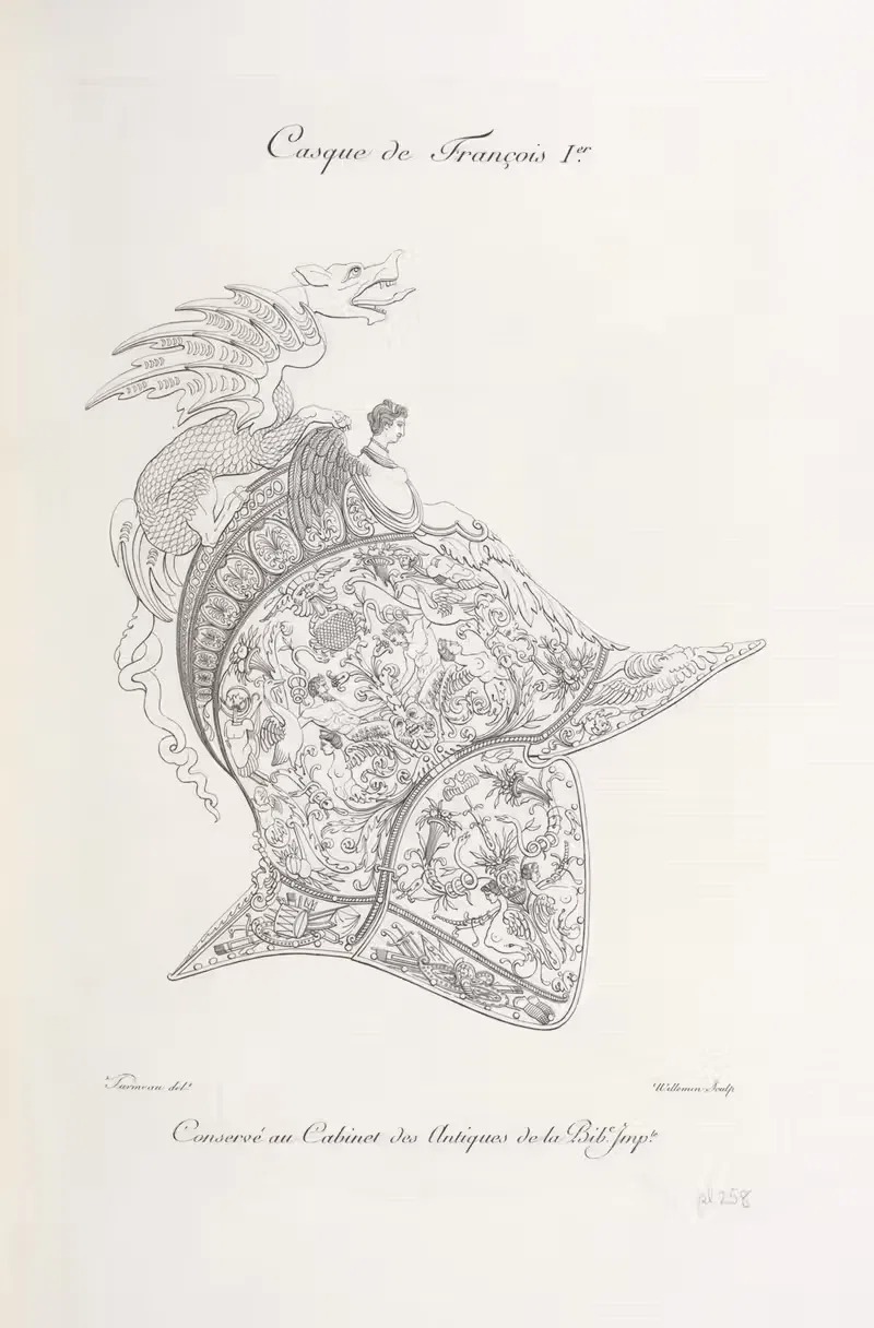 Шлем Франсуа I. by Николас Ксавье Виллемен, 1839 — digital art print download