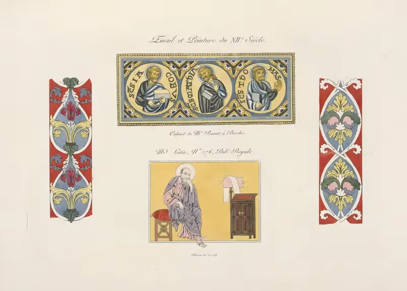 Email et peinture du XIIe. siècle — Nicolas Xavier Willemin