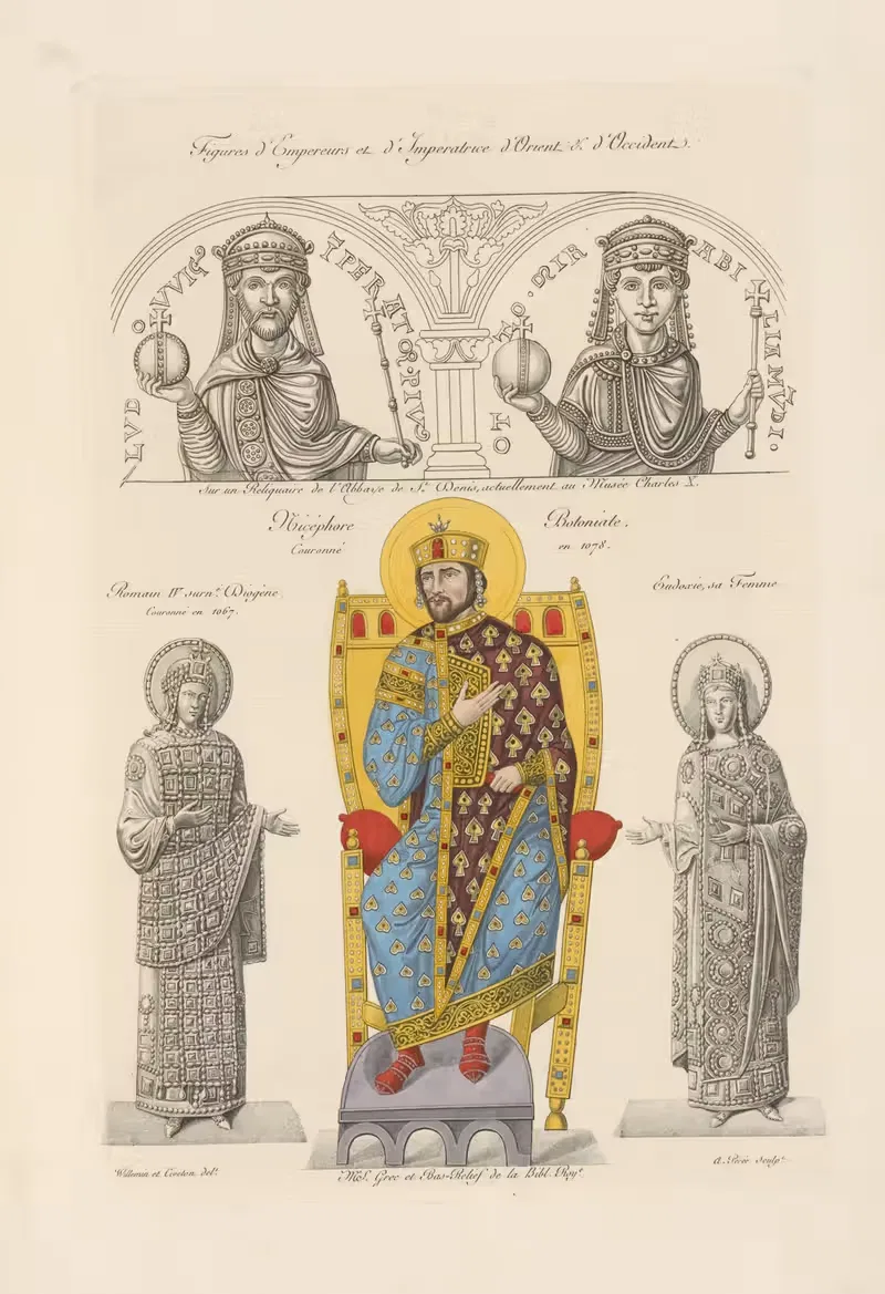 Figures d'empereurs et d'impératrice d'orient & d'occident. — Nicolas Xavier Willemin