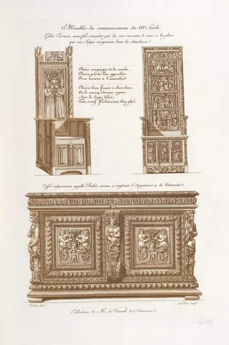 Meubles du commencement du XVIe. siècle — Nicolas Xavier Willemin