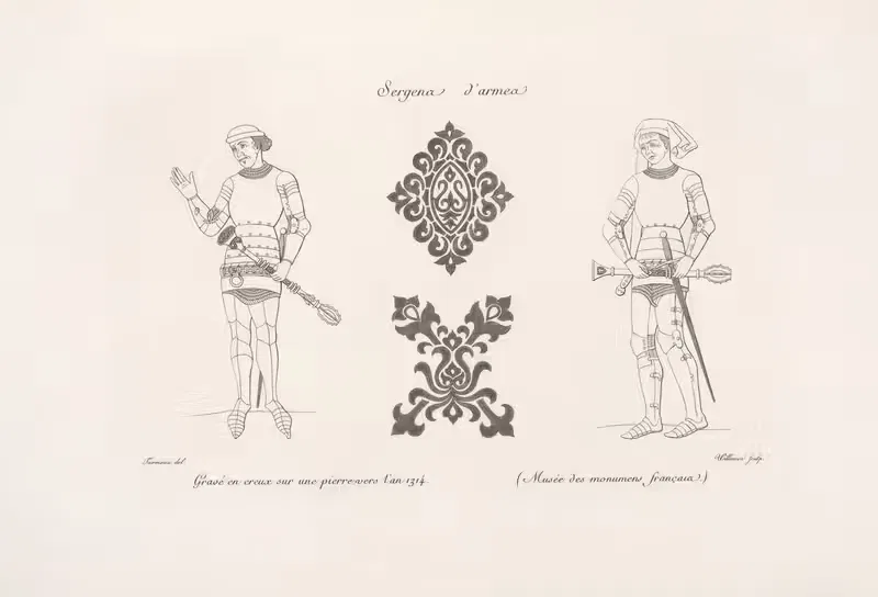 Сергенты оружия. by Николас Ксавье Виллемен, 1839 — digital art print download