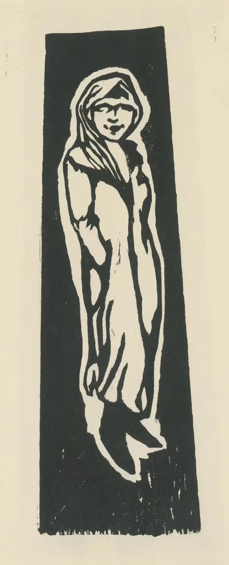 Стоящая девочка by Поль Гоген, 1890-1903 — digital art print download