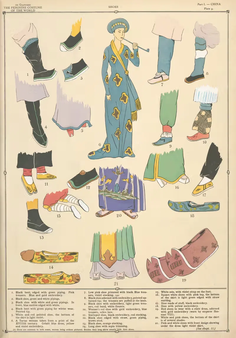 China – Shoes by Paul Louis de Giafferri, 1926-1927 — digital art print download