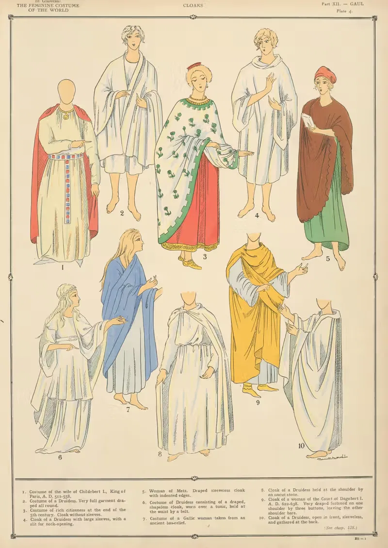 Gaul – Cloaks by Paul Louis de Giafferri, 1926-1927 — digital art print download