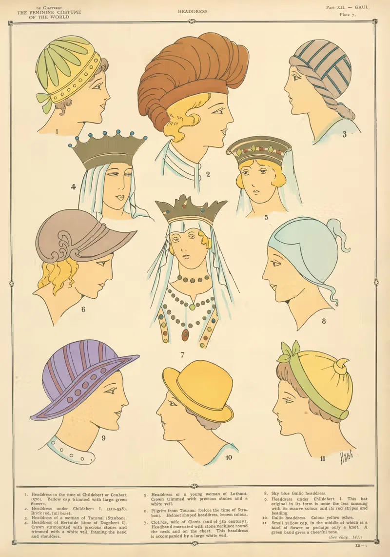 Галлия – головной убор by Поль Луи де Жиффери, 1926-1927 — digital art print download