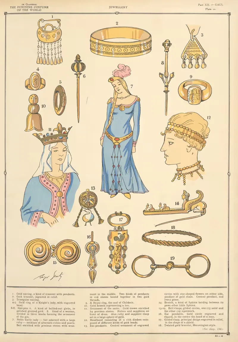 Галлия – ювелирные изделия by Поль Луи де Жиффери, 1926-1927 — digital art print download