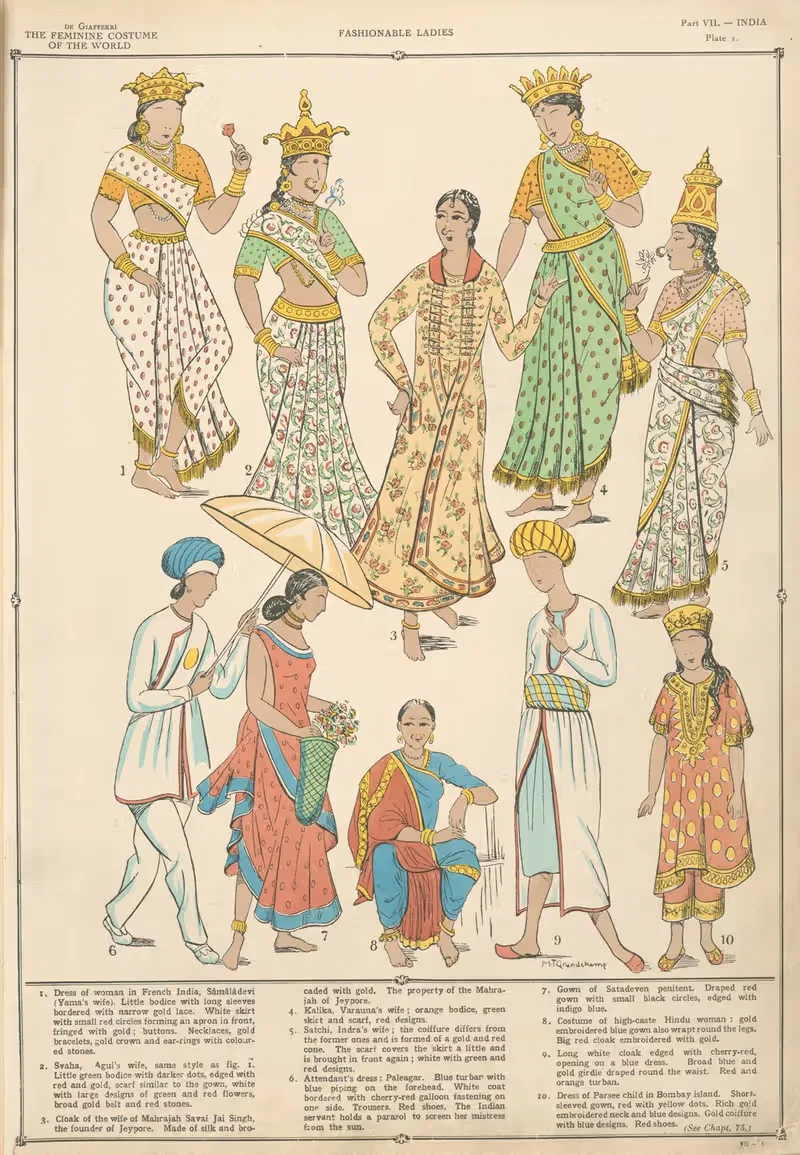 India – Fashionable ladies — Paul Louis de Giafferri