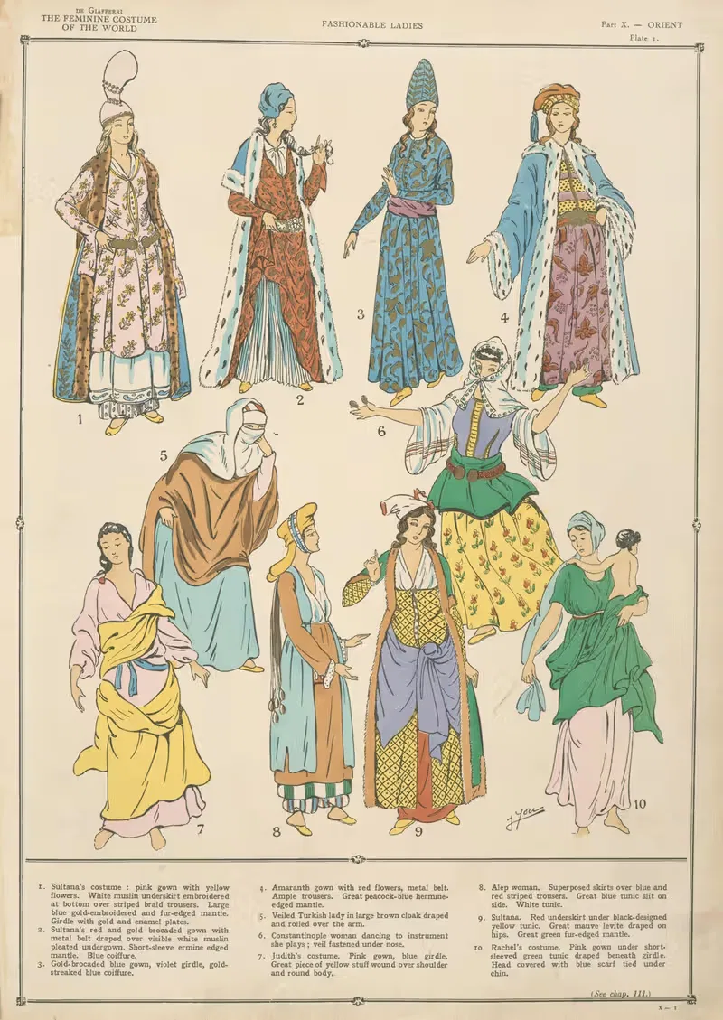 Orient – Fashionable ladies — Paul Louis de Giafferri