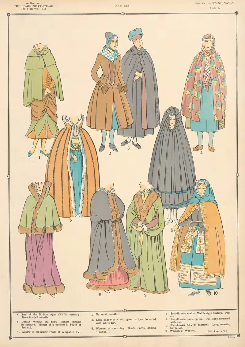 Scandinavia – Mantles by Paul Louis de Giafferri, 1926-1927 — digital art print download