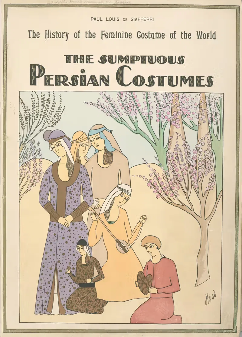 Роскошные персидские костюмы by Поль Луи де Жиффери, 1926-1927 — digital art print download