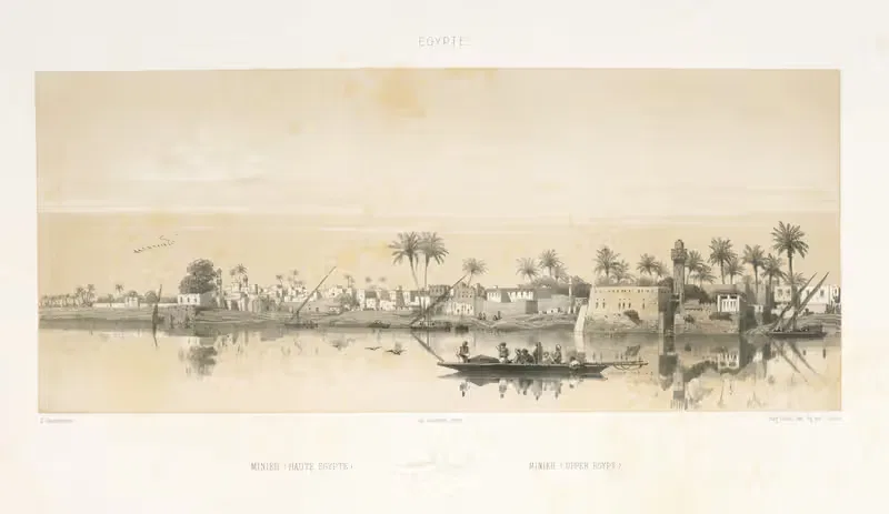 Miniéh (Haute Egypte), Minieh (Upper Egypt) — Prosper Barbot
