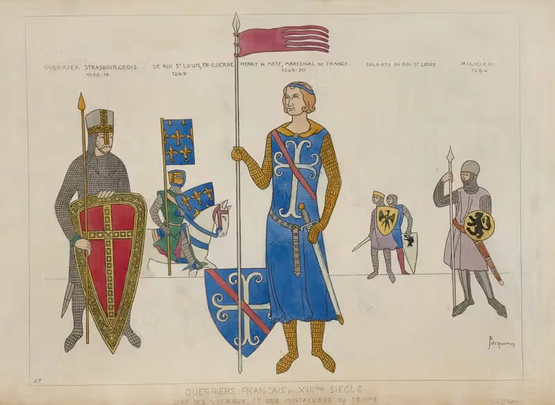 Guerriers Francais du XIIIme siecle — Raphaël Jacquemin