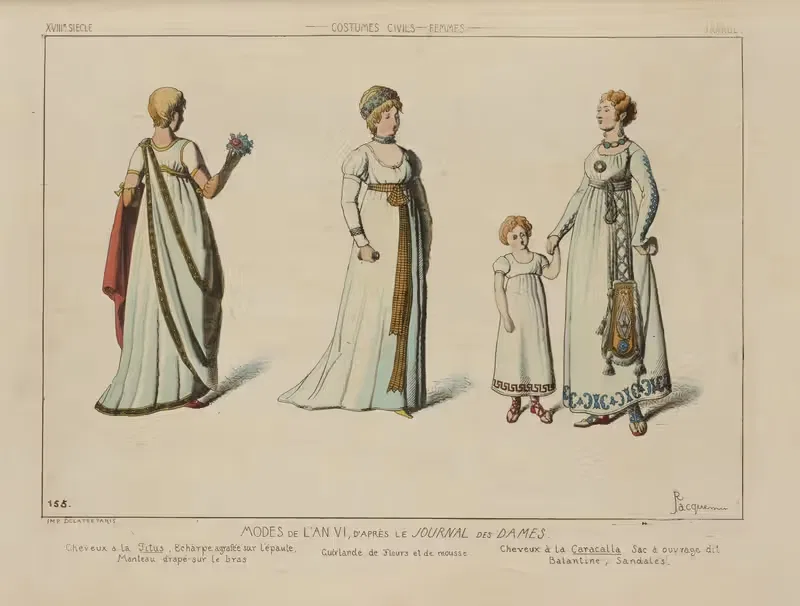 Моды VI года, по Журналу дам by Рафаэль Жаккемен, 1869 — digital art print download