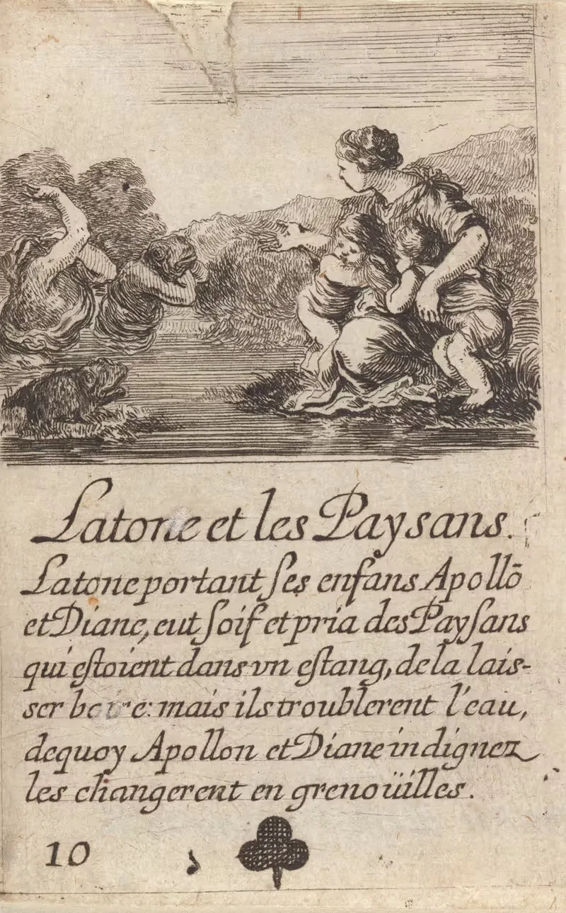 Латона и крестьяне by Стефано Делла Белла, 1601-1700 — digital art print download