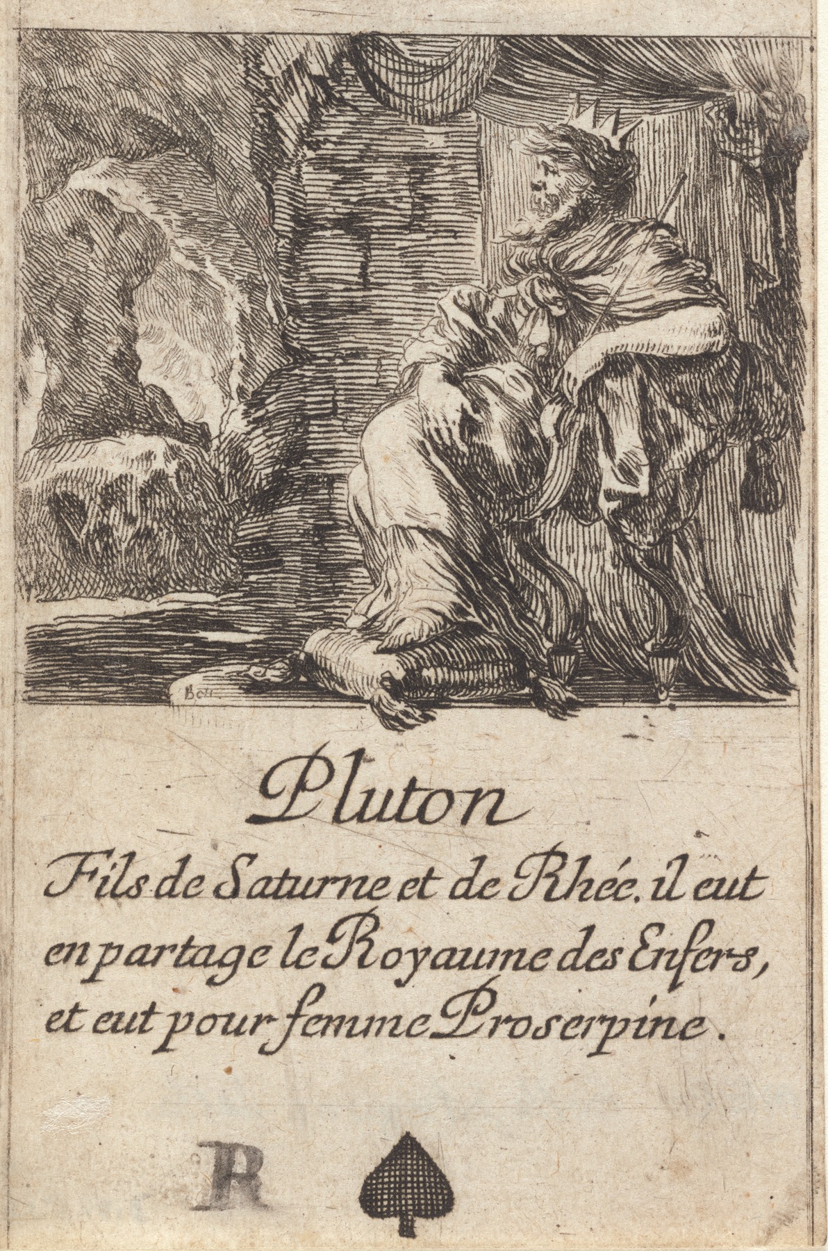Pluton by Stefano Della Bella, 1601-1700 — digital art print download