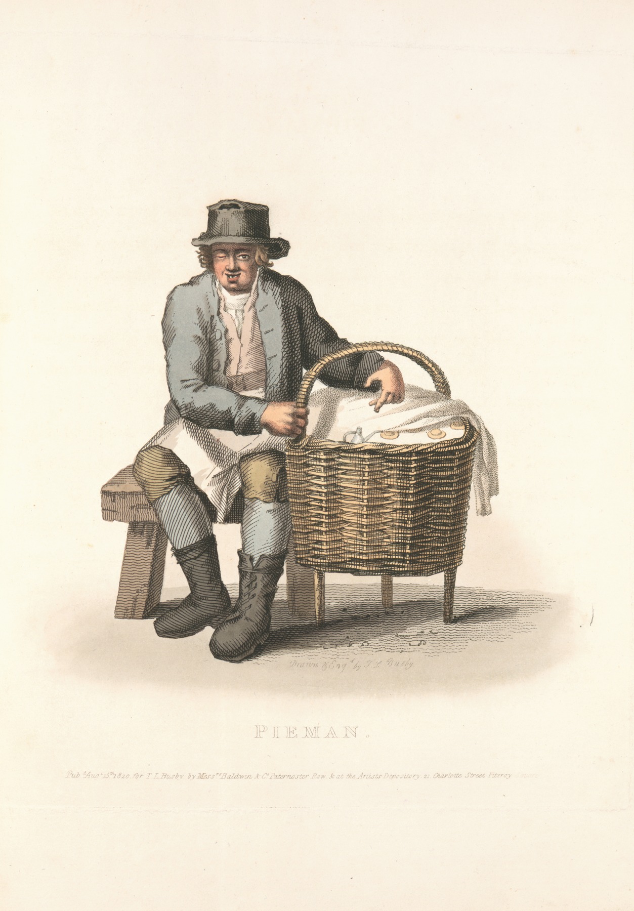 Пирожочник by Томас Лорд Базби, 1820 — digital art print download