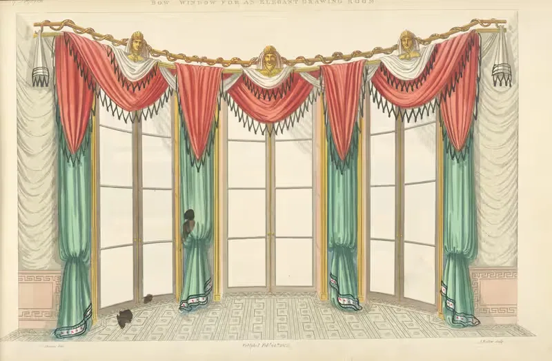 Эркер для элегантной гостиной. by Томас Шератон, 1805 - 1806 — digital art print download