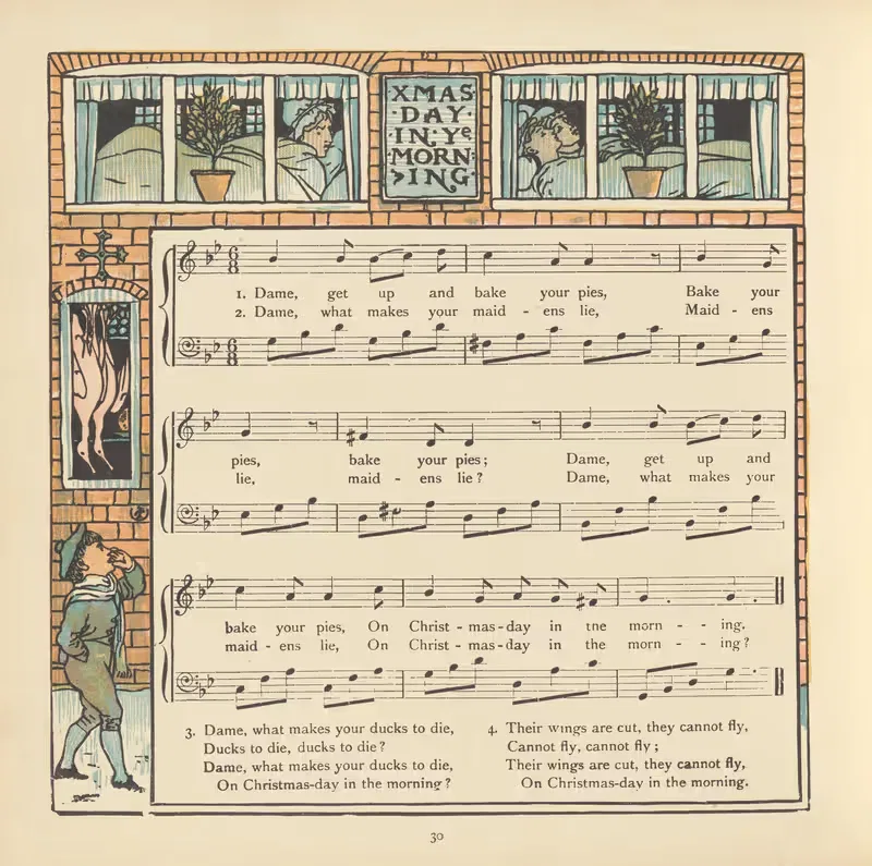 Xmas Day in ye Morning — Walter Crane